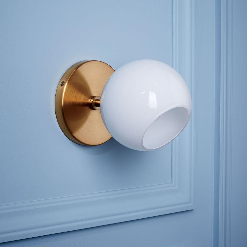 Staggered Glass Sconce Single West Elm Australia